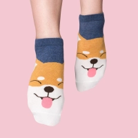 Śmieszne skarpetki - Radosny Shiba