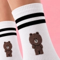 Skarpetki-damskie-sportowe-crew-Miś-Teddy-ściągacz-CandySox-36-41-detal.jpg