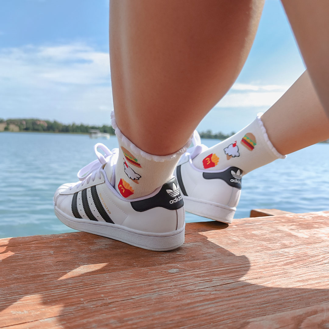 adidas Samba + wysokie skarpetki