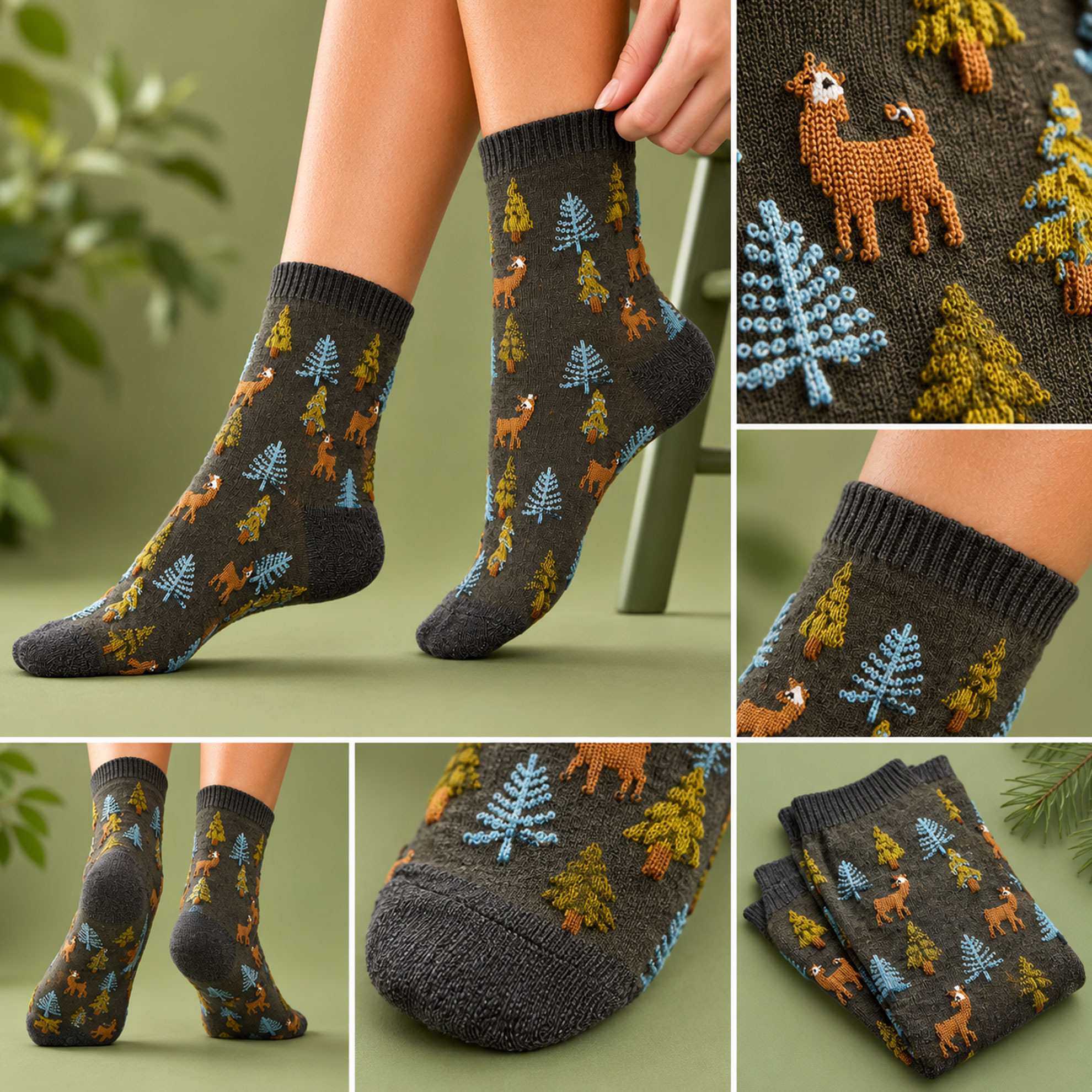 Skarpetki sarna las zoom CandySox 36-41